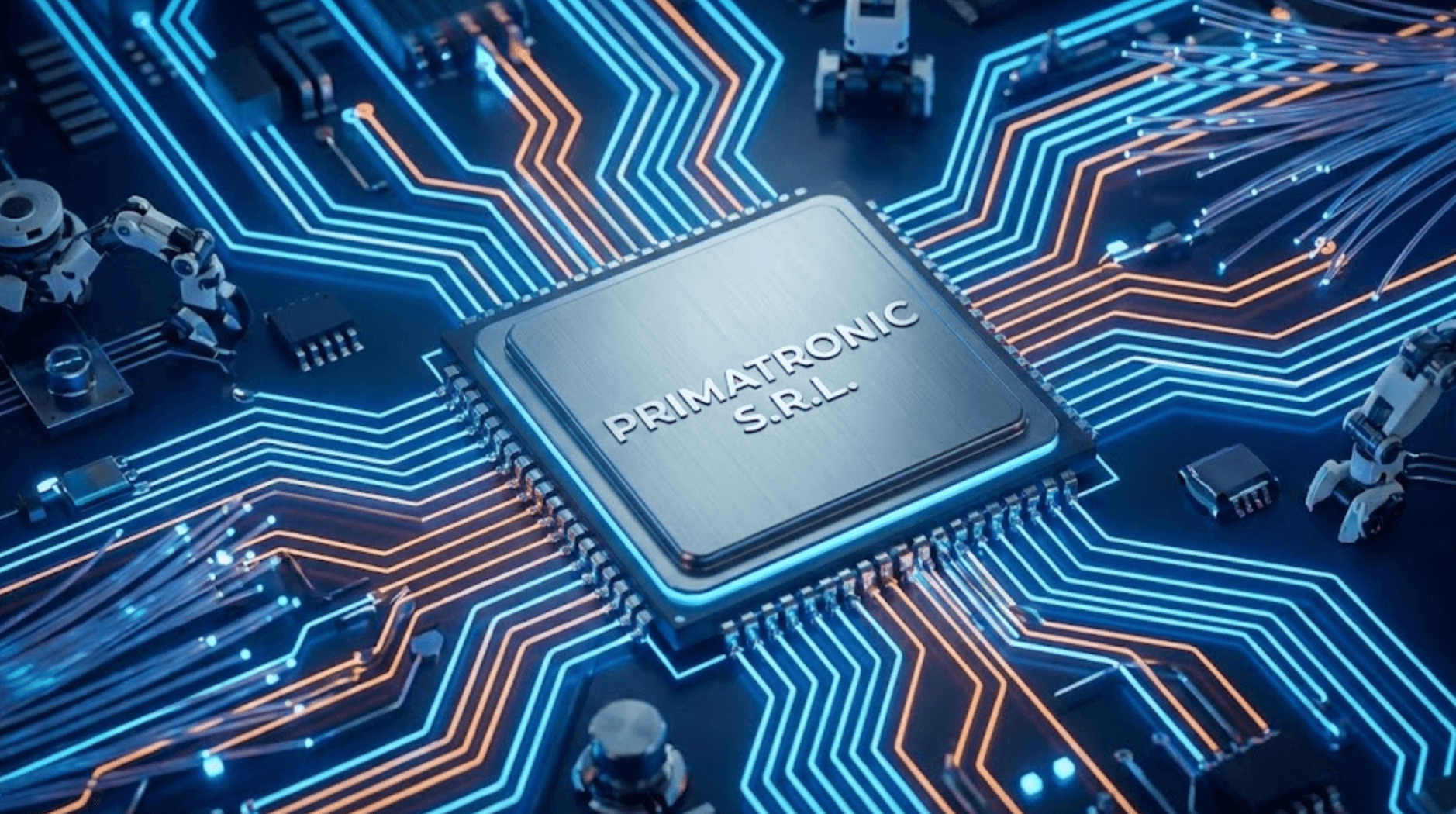 Primatronic - Custom Industrial Electronics & Automation Primatronic S.R.L. custom processor chip powering industrial automation solutions